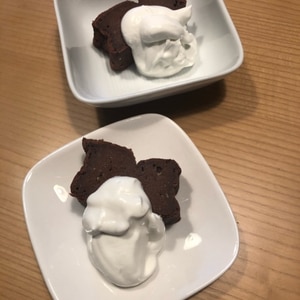 パウンド型でメレンゲなし！生チョコ風ガトーショコラ